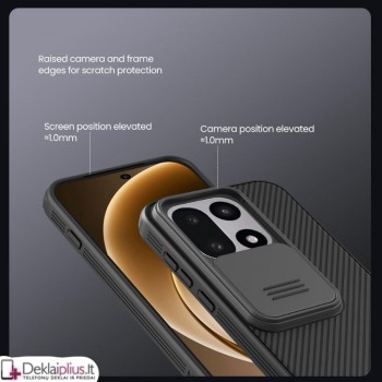 Nillkin Camshield dėklas su kameros apsauga - juodas (Oneplus 15)